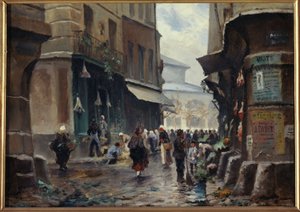 Rue Pirouette, circa 1880 da Unknown artist