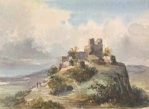 Rovine sulla Cima di una Collina da Unknown artist
