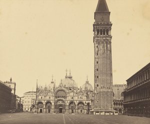 [Basilica e Campanile di San Marco] da Unknown artist