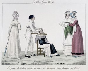 Saltimbanco: il giocatore di bastone - in Le Bon genre, inizi XIX secolo