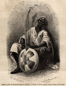 Sambou, il griot di Niantanso (Mali) da Unknown artist
