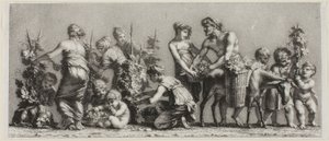 Scena di vendemmia da Unknown artist