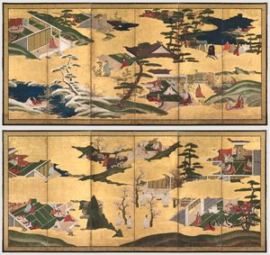 Scene dal racconto di Genji da Unknown artist