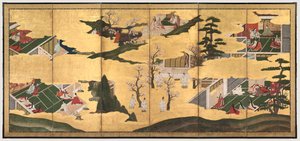 Scene dal Racconto di Genji da Unknown artist