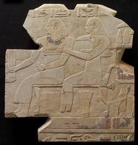 Coppia seduta: Gli antenati di Mentuemhat da Unknown artist