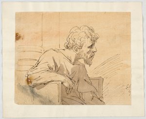 Uomo Seduto con Barba da Unknown artist