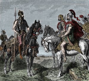 Seconda guerra punica: i Galli rifiutano di schierarsi a favore di Annibale da Unknown artist