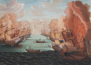 Battaglia navale da Unknown artist