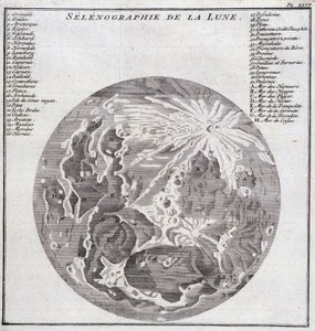 Selenografia della Luna - in "Viaggio storico dell