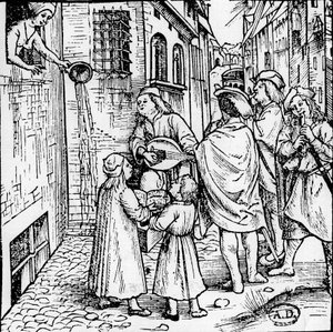 Serenata studentesca (musicisti), Basilea, circa 1500