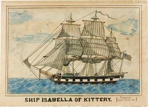 Nave Isabella di Kittery da Unknown artist