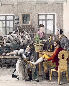 La bottega del calzolaio