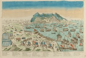 Assedio di Gibilterra, 1782 da Unknown