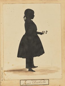 [Sagoma di una ragazza] da Unknown artist