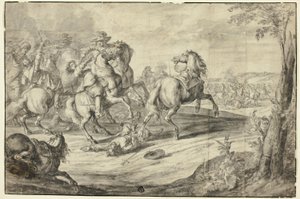 Soldati in Battaglia da Unknown artist