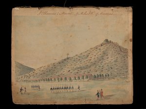 Monte San Tommaso, 9 miglia a sud-ovest di Madras da Unknown artist
