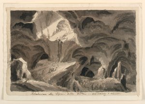 Scenografia, grotte da Unknown artist