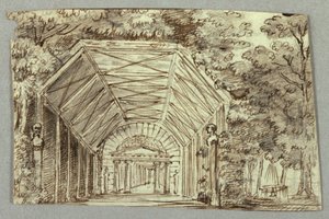 Scenografia, Padiglione del giardino