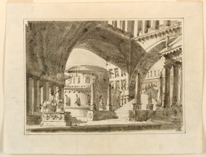 Scenografia, gruppo di edifici da Unknown artist