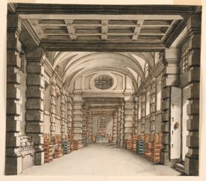 Scenografia, Interno della Casa del Tesoro da Unknown artist