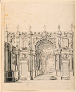 Progetto di Scena: Architettura del Palazzo da Unknown artist