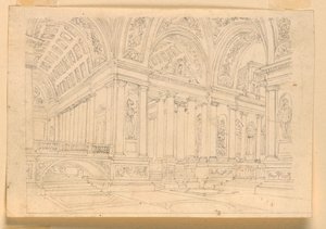 Scenografia, Interno del Palazzo da Unknown artist