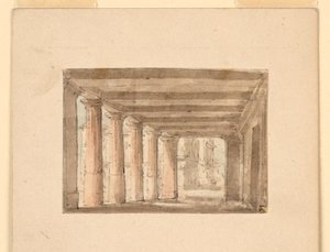 Progetto di Scenografia, Portico da Unknown artist
