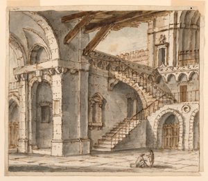 Scenografia: Corte della prigione
