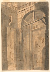 Scenografia, sala della prigione