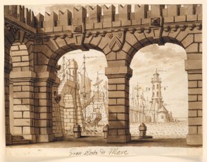 Progetto scenico, porto da Unknown artist