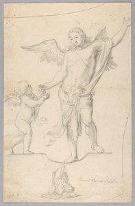 Studio per pittura allegorica da Unknown artist