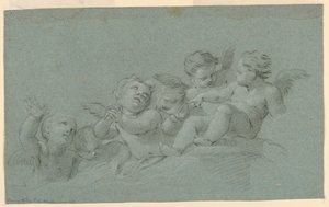 Studio di angeli da Unknown artist
