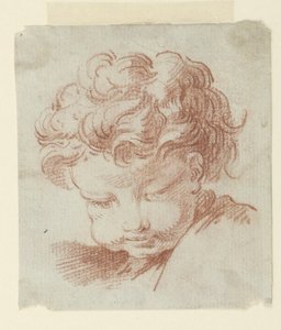 Studio della testa di un bambino