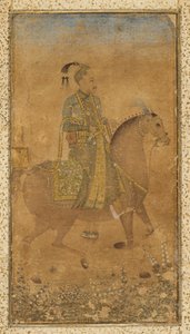 Sultano Abdullah Qutb Shah (1614-74) a cavallo da Unknown artist