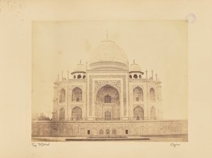 Taj Mahal. Agra da Unknown artist
