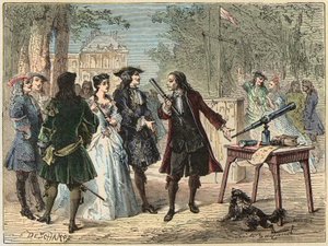 Esperimento telegrafico di Guillaume Amontons da Unknown artist