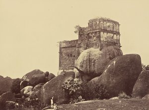 Tempio di Mutti Mahal. Jubblepore da Unknown artist