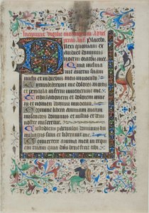 Foglio di testo di un libro d