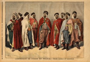 I capi arabi e tunisini, incaricati della guardia d