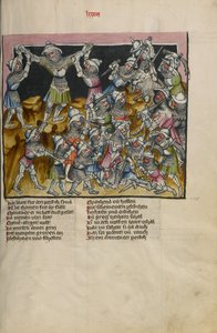La battaglia contro gli Amaleciti; Mosè che alza le braccia in preghiera da Unknown artist