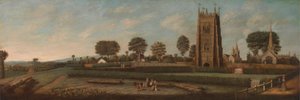 La torre campanaria di Evesham da Unknown artist