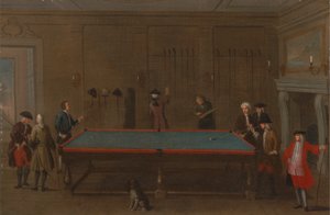 La sala da biliardo