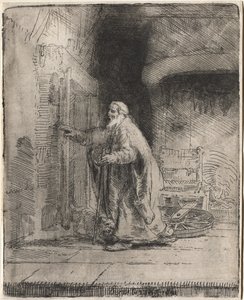 La Cecità di Tobia: La Grande Lastra da Unknown artist