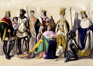 I Capetingi di Valois dal 1328 al 1422. Filippo VI, Giovanni II, Carlo VI, Isabeau di Baviera, Giovanna d