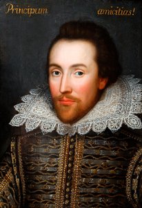 Il ritratto Cobbe di William Shakespeare (1564-1616) da Unknown artist