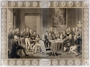 Il Congresso di Vienna. Il Congresso di Vienna del 1815. Alessandro I, Zar; H.R. Stewart, Castlereagh; Francesco I, Imperatore d