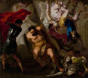 La morte di Sansone da Unknown artist
