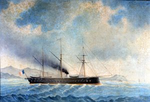 La fregata Gloria. 1859.