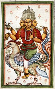 La divinità indù Brahma