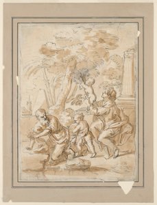 La Sacra Famiglia con San Giovanni